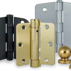 Gate Hinges (heavy-duty, self-closing, adjustable)